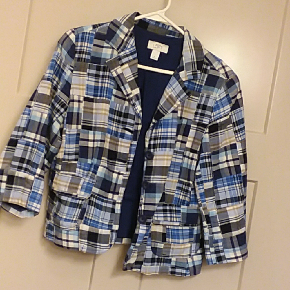 Loft patchwork blazer
